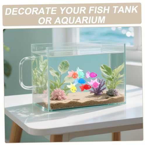 GALPADA 20 Stück Teiliges Realistische Künstliche Goldfische aus Umweltfreundlichem TPR Material Schwimmende Aquarium Plastikfische zur Dekorativen Nutzung in Fischbecken Gemischt GALPADA 20 Stück Teiliges Realistische Künstliche Goldfische aus Umweltfreundlichem TPR Material Schwimmende Aquarium Plastikfische zur Dekorativen Nutzung in Fischbecken Gemischt von GALPADA