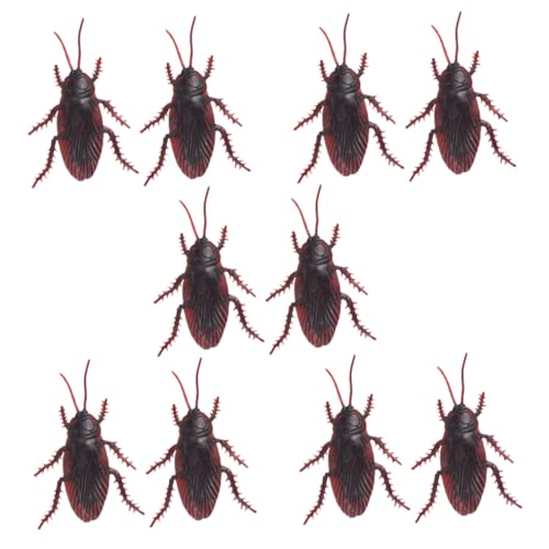 GALPADA 20 Stück Teiliges Realistische PVC Kakerlaken Streichspielzeuge Gruselige Halloween Requisiten für Partydekoration Leichte und Tragbare Scherzartikel für Spaß und Überraschung GALPADA 20 Stück Teiliges Realistische PVC Kakerlaken Streichspielzeuge Gruselige Halloween Requisiten für Partydekoration Leichte und Tragbare Scherzartikel für Spaß und Überraschung von GALPADA