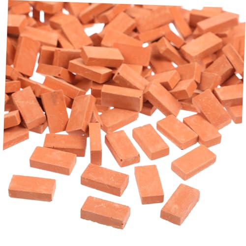 GALPADA 200 Stück Maßstab Langlebige Sandkasten Deko Leichte DIY Bausteine für Puppenhaus Tragbare Mini Backsteine für Kreative Modellgestaltung GALPADA 200 Stück Maßstab Langlebige Sandkasten Deko Leichte DIY Bausteine für Puppenhaus Tragbare Mini Backsteine für Kreative Modellgestaltung von GALPADA