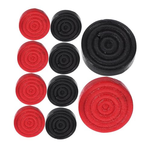 GALPADA 24 Stück Teiliges Holz-Schach Damespiel Ersatzspielsteine Rund Glatt Griffig Spielchips für Brettspielzubehör und Lernspiele Schwarz-rot Je GALPADA 24 Stück Teiliges Holz-Schach Damespiel Ersatzspielsteine Rund Glatt Griffig Spielchips für Brettspielzubehör und Lernspiele Schwarz-rot Je von GALPADA