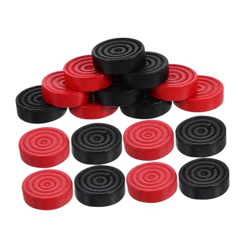 GALPADA 24 Stück Teiliges Runde Spielsteine aus Holz Glatt Polierte Ersatz Checkers und Schachfiguren Kompatibel mit Meisten Brettspielen Leicht und Handfreundlich als Spielzubehör und GALPADA 24 Stück Teiliges Runde Spielsteine aus Holz Glatt Polierte Ersatz Checkers und Schachfiguren Kompatibel mit Meisten Brettspielen Leicht und Handfreundlich als Spielzubehör und von GALPADA