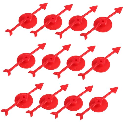 GALPADA 25 Stück Teiliges Plastik Pfeile für Rotierende Brettspiele Sichere Langlebige Spielzeiger mit Abgerundeten Kanten Wiederverwendbar Leicht und Einfach zu Bedienen für Party und GALPADA 25 Stück Teiliges Plastik Pfeile für Rotierende Brettspiele Sichere Langlebige Spielzeiger mit Abgerundeten Kanten Wiederverwendbar Leicht und Einfach zu Bedienen für Party und von GALPADA