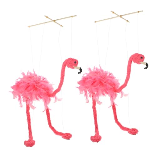 GALPADA 2stücke Flamingo Marionetten Spielzeug Interaktive Weiche Plüschpuppe Für Kreative Puppenspiele Und Tierische Rollenspiele Für Eltern-interaktion GALPADA 2stücke Flamingo Marionetten Spielzeug Interaktive Weiche Plüschpuppe Für Kreative Puppenspiele Und Tierische Rollenspiele Für Eltern-interaktion von GALPADA