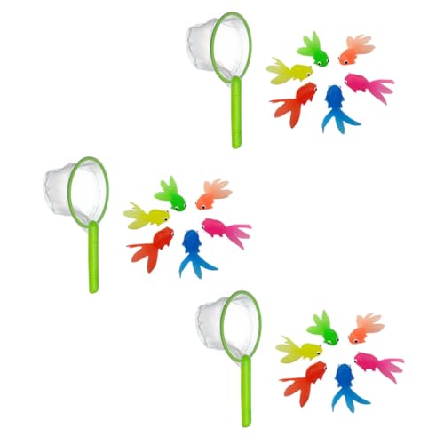 GALPADA 3 Sätze Wasserspielzeug Cartoon Goldfisch Badespaß Bunte Fische mit Netzen Lustiges Badewannenspielzeug für Jungen und Mädchen Fördert Hand Augen Koordination Zufällige Farbe GALPADA 3 Sätze Wasserspielzeug Cartoon Goldfisch Badespaß Bunte Fische mit Netzen Lustiges Badewannenspielzeug für Jungen und Mädchen Fördert Hand Augen Koordination Zufällige Farbe von GALPADA