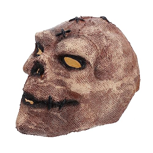 GALPADA 3 Stk Vogels Cheuche Maske Vogelscheuche Kostüm Zombie-kopf Spukhaus Requisiten Gruselige Gesichtsbedeckung Halloween-requisiten Cosplay-maske Halloween- -requisiten Emulsion von GALPADA