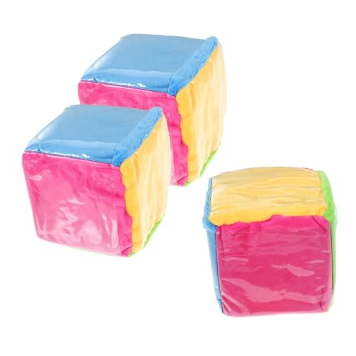 GALPADA 3 Stück Jumbo Würfel Lernwürfel mit durchsichtigen Kartentaschen Bunte Weiche Würfel für Pädagogische Spielwürfel für Mathe Logikspiele Geeignet für Karten GALPADA 3 Stück Jumbo Würfel Lernwürfel mit durchsichtigen Kartentaschen Bunte Weiche Würfel für Pädagogische Spielwürfel für Mathe Logikspiele Geeignet für Karten von GALPADA