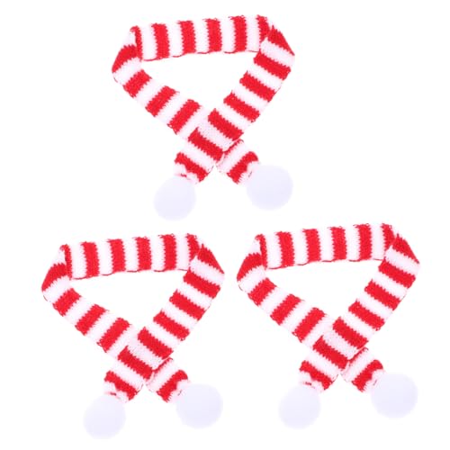 GALPADA 3 Stück Miniatur Weihnachts Schals aus Stoff Zarte Flaschen und Puppendekoration Flexible Niedliche Strickschals für Flaschen Puppen Kleine Spielzeuge Festliche Weihnachtsdeko GALPADA 3 Stück Miniatur Weihnachts Schals aus Stoff Zarte Flaschen und Puppendekoration Flexible Niedliche Strickschals für Flaschen Puppen Kleine Spielzeuge Festliche Weihnachtsdeko von GALPADA