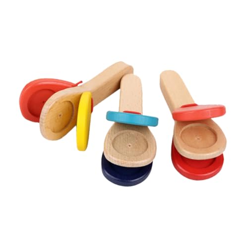 GALPADA 3 Stück Teiliges Holz Kastagnetten mit Griff Schlaginstrument Musikinstrument für Mädchen Jungen Ab Jahren Pädagogisch und Sicher Gefertigt Zufällige Farbe Zufällige Farbe GALPADA 3 Stück Teiliges Holz Kastagnetten mit Griff Schlaginstrument Musikinstrument für Mädchen Jungen Ab Jahren Pädagogisch und Sicher Gefertigt Zufällige Farbe Zufällige Farbe von GALPADA
