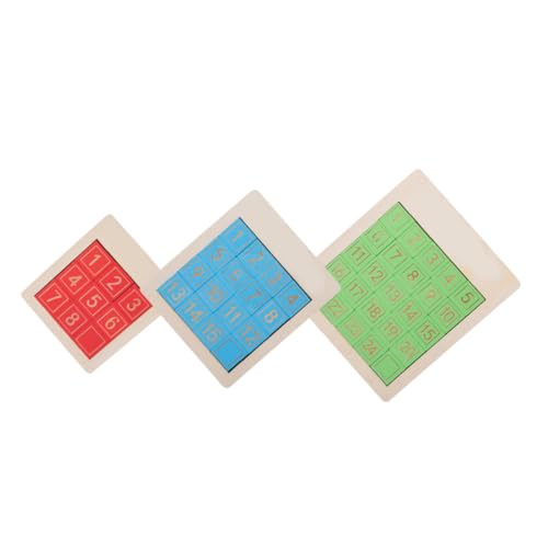 GALPADA 3 Stück Teiliges Holz Puzzle Zahlen Schiebespiel für Langlebig und Bruchsicher Fördert Denkvermögen und Eltern Junge Mädchen Interaktion Inklusive und Teiligem Geeignet für GALPADA 3 Stück Teiliges Holz Puzzle Zahlen Schiebespiel für Langlebig und Bruchsicher Fördert Denkvermögen und Eltern Junge Mädchen Interaktion Inklusive und Teiligem Geeignet für von GALPADA
