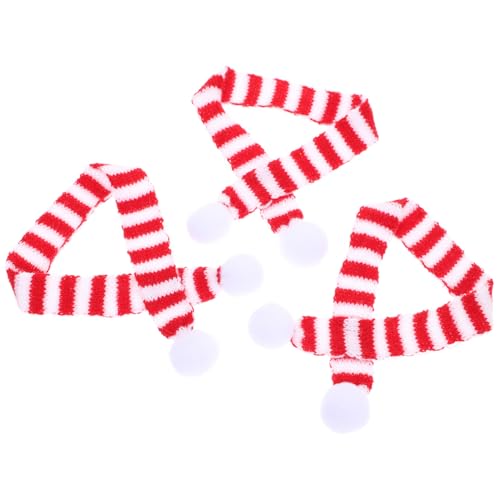 GALPADA 3 Stück Teiliges Mini-weihnachtsschal Strapazierfähigem Stoff Dekorative Puppen Flaschenschals in Rot-weiß Zarte Weihnachtsdeko für Festliche Atmosphäre und Bastelideen GALPADA 3 Stück Teiliges Mini-weihnachtsschal Strapazierfähigem Stoff Dekorative Puppen Flaschenschals in Rot-weiß Zarte Weihnachtsdeko für Festliche Atmosphäre und Bastelideen von GALPADA
