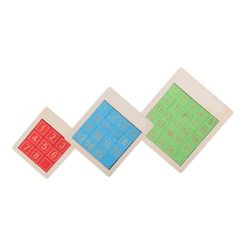 GALPADA 3 Stück Teiliges Schiebepuzzle aus Holz für Zahlen Matheförderung Rutschfestes Lernspielzeug für Vorschule und Grundschule Pädagogisches Spiel für Jungen und Mädchen GALPADA 3 Stück Teiliges Schiebepuzzle aus Holz für Zahlen Matheförderung Rutschfestes Lernspielzeug für Vorschule und Grundschule Pädagogisches Spiel für Jungen und Mädchen von GALPADA