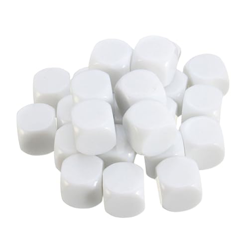 GALPADA 30 Stück Teiliges Quadratische Acrylwürfel mit Glänzender Oberfläche Robuste Blanko DIY Würfel für Brettspiele zum Individuellen Beschriften GALPADA 30 Stück Teiliges Quadratische Acrylwürfel mit Glänzender Oberfläche Robuste Blanko DIY Würfel für Brettspiele zum Individuellen Beschriften von GALPADA