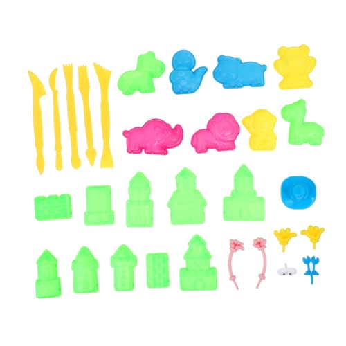 GALPADA 30 Stück Teiliges Sandspielzeug Langlebige Kunststoff sandformen mit Burg Tier Werkzeugmotiven Ergonomisch Geformt für Kleinen Kinderhände Fördert Kreativität und Soziales Am GALPADA 30 Stück Teiliges Sandspielzeug Langlebige Kunststoff sandformen mit Burg Tier Werkzeugmotiven Ergonomisch Geformt für Kleinen Kinderhände Fördert Kreativität und Soziales Am von GALPADA