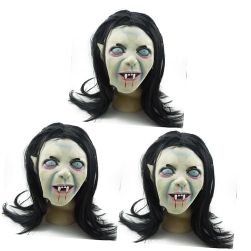 GALPADA 3st Gruselige Geistermaske Zombie Cosplay-maske Halloween-partybevorzugung Gruseliges Halloween Halloween-foto-requisiten Halloween Gruselig Maskenkostüm Requisiten Halloween-maske von GALPADA