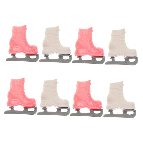 GALPADA 4 Paare Miniatur Rollschuhe aus Strapazierfähigem Kunststoff für Puppen Leichte Farbechte Puppenhaus Dekoration DIY Zubehör für Kreatives Puppen Schmücken GALPADA 4 Paare Miniatur Rollschuhe aus Strapazierfähigem Kunststoff für Puppen Leichte Farbechte Puppenhaus Dekoration DIY Zubehör für Kreatives Puppen Schmücken von GALPADA
