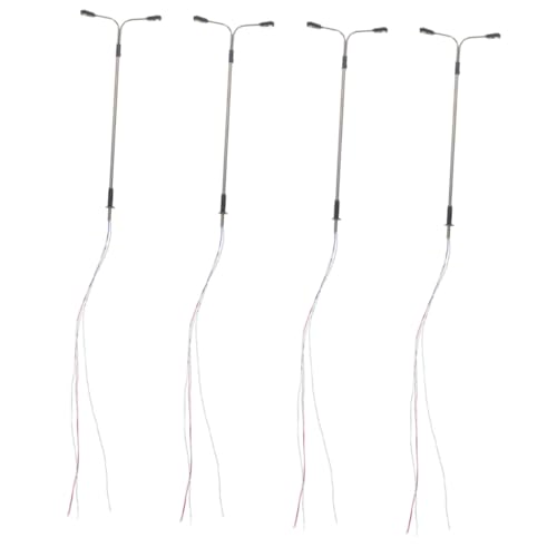 GALPADA 4 Stck Maßstab LED Metall Mini Puppenhaus Beleuchtung Miniatur Straßenlampe für DIY Puppenstuben Szene Sandtisch Dekoration GALPADA 4 Stck Maßstab LED Metall Mini Puppenhaus Beleuchtung Miniatur Straßenlampe für DIY Puppenstuben Szene Sandtisch Dekoration von GALPADA