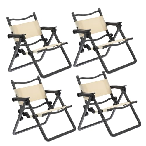 GALPADA 4 Stück Miniatur Puppenhaus Klappstuhl Weiß Beach Style Miniaturmöbel Gefertigt Kompakt Für Puppenhaus Dekoration GALPADA 4 Stück Miniatur Puppenhaus Klappstuhl Weiß Beach Style Miniaturmöbel Gefertigt Kompakt Für Puppenhaus Dekoration von GALPADA