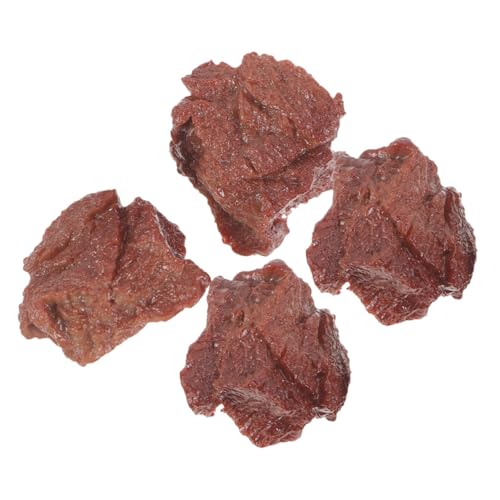 GALPADA 4 Stück Realistische Teiliges Künstliches Steak Modell Lebensechte Haltbare Fake Cooked Meat Dekoration Küchen Fake Food Decor für Restaurant Fotografie und Display GALPADA 4 Stück Realistische Teiliges Künstliches Steak Modell Lebensechte Haltbare Fake Cooked Meat Dekoration Küchen Fake Food Decor für Restaurant Fotografie und Display von GALPADA