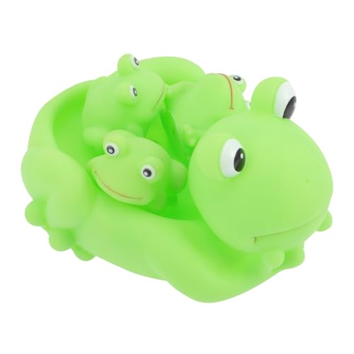 GALPADA 4 Stück Teiliges Badespielzeug Froschform Niedlich Sanft Sicher Für Kleinkinder Badewanne Spielspaß Für Junge Mädchen Handgerecht Schadstofffrei GALPADA 4 Stück Teiliges Badespielzeug Froschform Niedlich Sanft Sicher Für Kleinkinder Badewanne Spielspaß Für Junge Mädchen Handgerecht Schadstofffrei von GALPADA