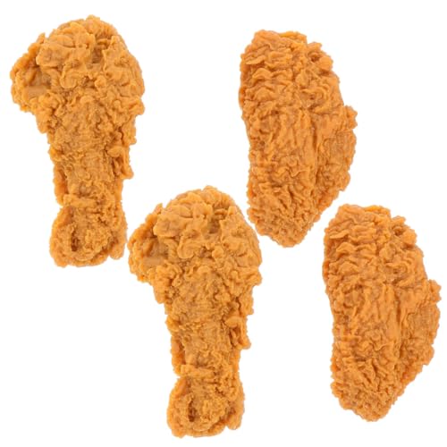 GALPADA 4 Stück Teiliges Realistisches Hähnchenflügel Hähnchenschenkel deko PVC Lebensnahe Simulation Künstliche Essensattrappe als Lustige Wohnraumdekoration und Fotorequisite GALPADA 4 Stück Teiliges Realistisches Hähnchenflügel Hähnchenschenkel deko PVC Lebensnahe Simulation Künstliche Essensattrappe als Lustige Wohnraumdekoration und Fotorequisite von GALPADA