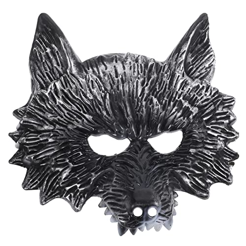 GALPADA 4 Stück Wolf Maske Party Cosplay Maske Kostümzubehör Wolf Cosplay Maske Lustige Kopfmasken Maskerade Maske Herren Party Tanz Tiermaske Halloween Kostüm Maske Party von GALPADA