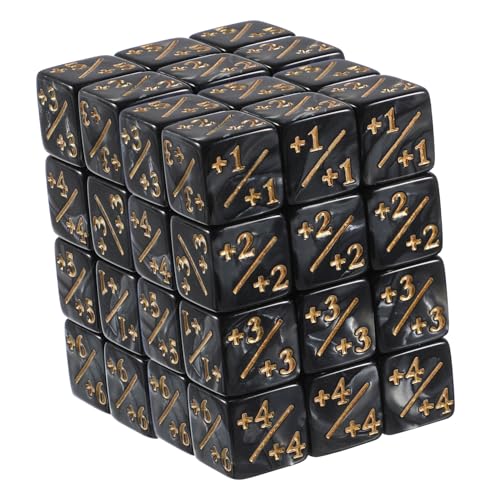 GALPADA 48 Stück Teiliges Acryl Würfel Zähler Set mit Plus-Minus Symbolen Dekorative Token Würfel für CCG Kartenspiel Zubehör Langlebig und Vielseitig für Brettspiele und Tabletop Spiele GALPADA 48 Stück Teiliges Acryl Würfel Zähler Set mit Plus-Minus Symbolen Dekorative Token Würfel für CCG Kartenspiel Zubehör Langlebig und Vielseitig für Brettspiele und Tabletop Spiele von GALPADA