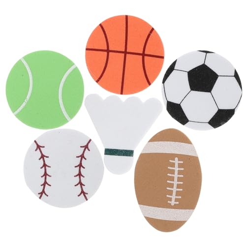 GALPADA 4er Packung Selbstklebende Schaumstoff Aufkleber mit Basketball Baseball Tennis Badminton Fußball Motiven Vielseitig für Scrapbooking Geburtstagsfeiern und Sport Motto Party GALPADA 4er Packung Selbstklebende Schaumstoff Aufkleber mit Basketball Baseball Tennis Badminton Fußball Motiven Vielseitig für Scrapbooking Geburtstagsfeiern und Sport Motto Party von GALPADA