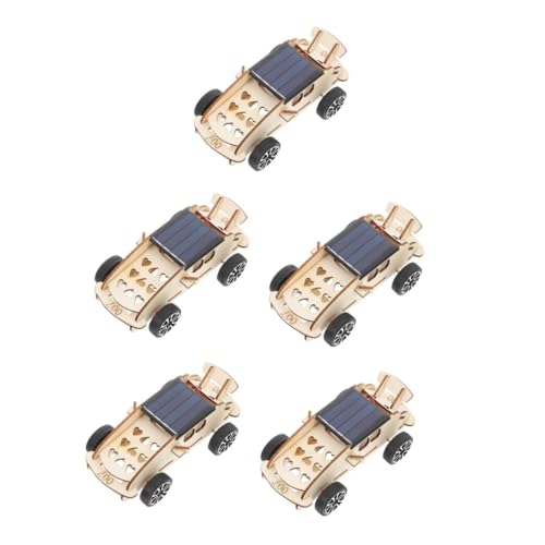 GALPADA 5 Sätze Solarbetriebenes Holzspielzeug Bausatz für Pädagogisches Wissenschaftsset mit Sicherem Naturmaterial Fördert Eigenständiges Denken und Eltern-Junge Mädchen-zusammenarbeit GALPADA 5 Sätze Solarbetriebenes Holzspielzeug Bausatz für Pädagogisches Wissenschaftsset mit Sicherem Naturmaterial Fördert Eigenständiges Denken und Eltern-Junge Mädchen-zusammenarbeit von GALPADA