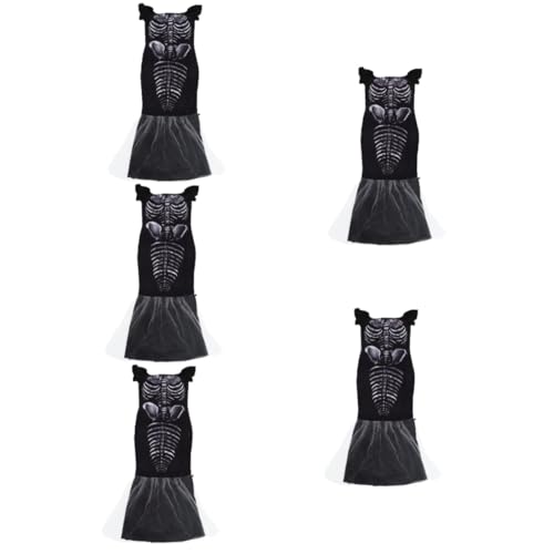 GALPADA 5 Stk Halloween-Hexenkostüm Fischschwanz-Kleid Gothic-Kleidung Cosplay-Party-Kostüm Mädchenkleidung halloween costume halloween kleidung Hexenkleid Halloween-Frauenkleid Polyester von GALPADA