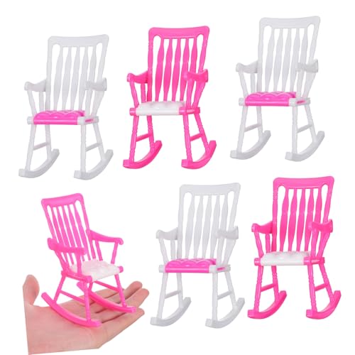 GALPADA 5 Stück Teiliges Mini Schaukelstuhl für Puppenhaus Farblich Sortierte Kleine Puppenstühle Sicheres für Fördert Kreativität und Hand Auge Koordination als Zufällige Farbe GALPADA 5 Stück Teiliges Mini Schaukelstuhl für Puppenhaus Farblich Sortierte Kleine Puppenstühle Sicheres für Fördert Kreativität und Hand Auge Koordination als Zufällige Farbe von GALPADA