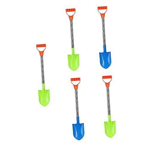 GALPADA 5 Stück Teiliges Sandspielzeug mit Ergonomischem Holzgriff Robuste Sandschaufeln für Strand Garten und Schnee Vielseitig zum Graben und Farblich Sortiert als Zufällige Farbe GALPADA 5 Stück Teiliges Sandspielzeug mit Ergonomischem Holzgriff Robuste Sandschaufeln für Strand Garten und Schnee Vielseitig zum Graben und Farblich Sortiert als Zufällige Farbe von GALPADA