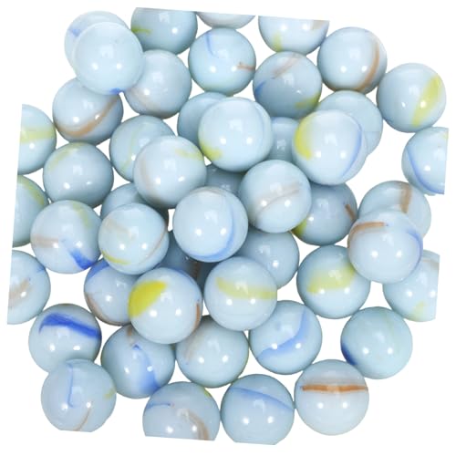 GALPADA 50 Stück Perlweiße Gemusterte Glasmurmeln für Leichte Glatte Glasperlen zum Basteln DIY Dekoration GALPADA 50 Stück Perlweiße Gemusterte Glasmurmeln für Leichte Glatte Glasperlen zum Basteln DIY Dekoration von GALPADA