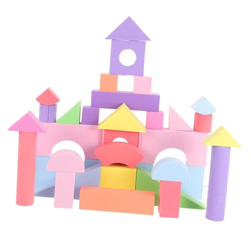 GALPADA 52 Stück Teiliges Eva Bausteine Bunte Geometrische Formen Pädagogisches Lernspielzeug für Kleinkinder Weiche Sichere Schaumstoffklötze Spielerisches Erkennen und Bauen für Frühe GALPADA 52 Stück Teiliges Eva Bausteine Bunte Geometrische Formen Pädagogisches Lernspielzeug für Kleinkinder Weiche Sichere Schaumstoffklötze Spielerisches Erkennen und Bauen für Frühe von GALPADA