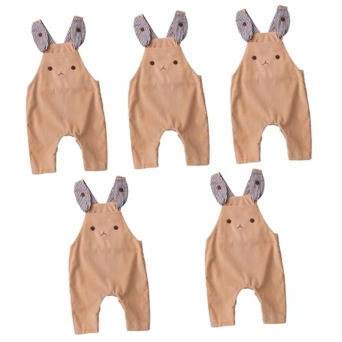 GALPADA 5St Hosenträger safety clothes -Outfits Neugeborene Foto Requisiten kleidung Neugeborenes Fotokostüm für Kleinkinder Babykostüm Baumwolle Khaki von GALPADA