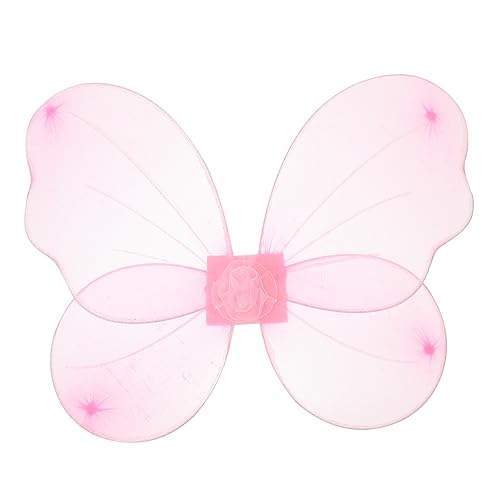 GALPADA 5st Feenflügel Verkleiden Sich Schmetterlingsflügel Schmetterlingsprinzessinnenflügel Schmetterling Kostüm Schmetterlings-fee-kostüm Prinzessin Feenflügel Kostüm Flügel Stoff Rosa von GALPADA