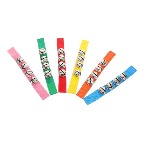 GALPADA 6 Stück Teiliges Armband Glocken aus Weichem Stoff Bunte Handgelenkshaken für Musikspielzeug Sensorische Trainingsglocken für Kleinkinder Pädagogisches Tanz und Lernspielzeug GALPADA 6 Stück Teiliges Armband Glocken aus Weichem Stoff Bunte Handgelenkshaken für Musikspielzeug Sensorische Trainingsglocken für Kleinkinder Pädagogisches Tanz und Lernspielzeug von GALPADA