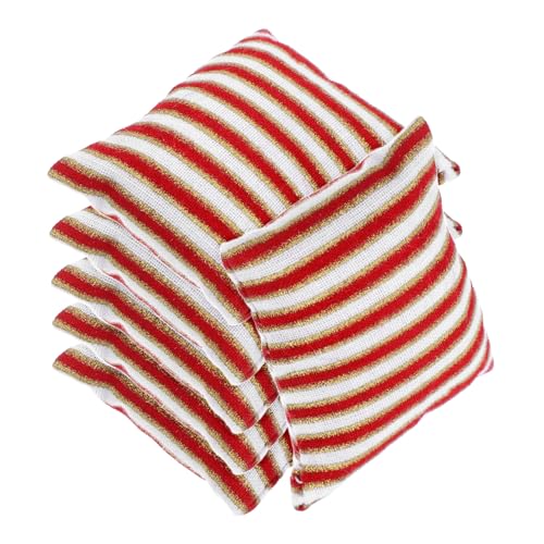 GALPADA 6 Stück Teiliges Miniatur Puppenhaus Kissen aus Kindersicheren Materialien Detailreich Gearbeitet Vielseitig Einsetzbar für Kreative Puppenhaus-Dekoration und Sofakissen Zubehör GALPADA 6 Stück Teiliges Miniatur Puppenhaus Kissen aus Kindersicheren Materialien Detailreich Gearbeitet Vielseitig Einsetzbar für Kreative Puppenhaus-Dekoration und Sofakissen Zubehör von GALPADA