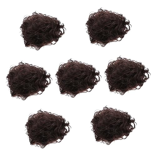 GALPADA 7 Stück Perücke Künstliches Kurzes Haar Party Haar Accessoire Für Männer Dekoratives Haarteil Synthetisches Haarteil Mann Haarteil Cosplay Kopfbedeckung Hochtemperatur von GALPADA