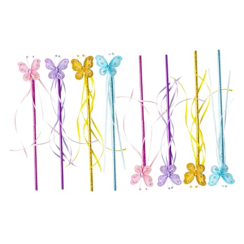 GALPADA 8stücke Feenstab Bandstab Foto-Requisite Zarter Fee Stick Mädchen-feenstab Für Kostüme Party Favors Junge Mädchen Cosplay Verkleidungsspiel Bühnenshow GALPADA 8stücke Feenstab Bandstab Foto-Requisite Zarter Fee Stick Mädchen-feenstab Für Kostüme Party Favors Junge Mädchen Cosplay Verkleidungsspiel Bühnenshow von GALPADA