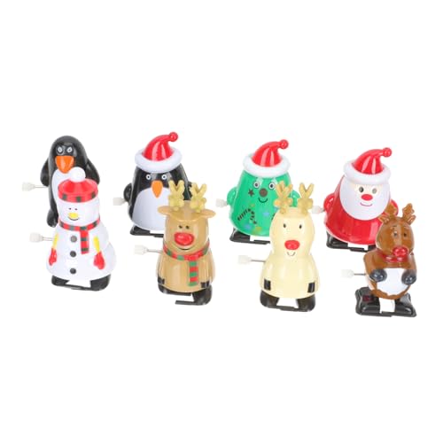 GALPADA 8 Stück Teiliges Weihnachts Aufziehspielzeug für Kleine Mechanische Laufspielzeuge aus Sicherem Handliche Glatte Oberfläche Partyspielzeug GALPADA 8 Stück Teiliges Weihnachts Aufziehspielzeug für Kleine Mechanische Laufspielzeuge aus Sicherem Handliche Glatte Oberfläche Partyspielzeug von GALPADA