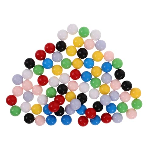 GALPADA 80 Stück Bunte Kugeln Einfarbige Murmeln für Brettspiele Farbzuordnungsspielzeug Kinderzählkugeln DIY Ersatzkugeln für Murmelbahn Mathematik Lernhilfe GALPADA 80 Stück Bunte Kugeln Einfarbige Murmeln für Brettspiele Farbzuordnungsspielzeug Kinderzählkugeln DIY Ersatzkugeln für Murmelbahn Mathematik Lernhilfe von GALPADA