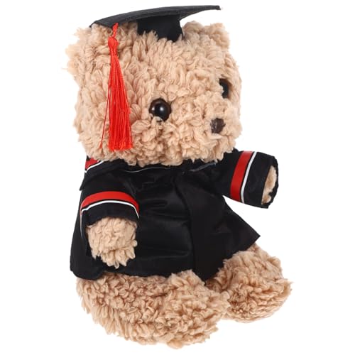 GALPADA Abschlussbär mit Doktorhut Plüsch Gefüllter Bär für Graduierung Süßes Kuscheltier als Andenken für Abschlusspartys Hochwertiger für Zuhause und Büro GALPADA Abschlussbär mit Doktorhut Plüsch Gefüllter Bär für Graduierung Süßes Kuscheltier als Andenken für Abschlusspartys Hochwertiger für Zuhause und Büro von GALPADA