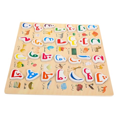 GALPADA Arabisches Alphabet Holzpuzzle Lernspielzeug Montessori Alphabetspiel Arabische Buchstaben Frühe Bildung Holzpuzzle für Kleinkinder Jungen Mädchen Pädagogisches GALPADA Arabisches Alphabet Holzpuzzle Lernspielzeug Montessori Alphabetspiel Arabische Buchstaben Frühe Bildung Holzpuzzle für Kleinkinder Jungen Mädchen Pädagogisches von GALPADA