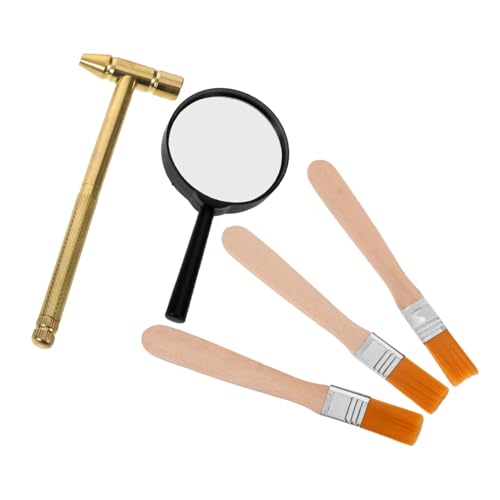 GALPADA Ausgrabungsset mit Hammer Meißel Pinsel Lupe Teiliges Archäologie für Familien Wiederverwendbares Stem Lernset für Interaktives Grabungserlebnis GALPADA Ausgrabungsset mit Hammer Meißel Pinsel Lupe Teiliges Archäologie für Familien Wiederverwendbares Stem Lernset für Interaktives Grabungserlebnis von GALPADA