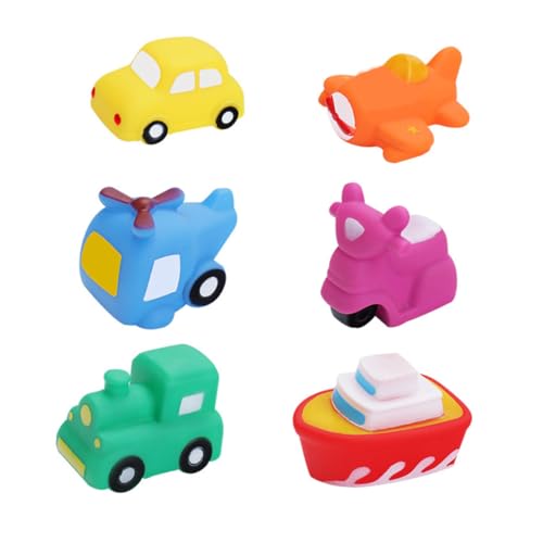 GALPADA Bade Wasserspielzeug aus Vinyl Cartoon Fahrzeuge Leichtes Badewannenspielzeug für Jungen und Mädchen Sicher Flexibel Fördert Greiffähigkeit Beim Duschen GALPADA Bade Wasserspielzeug aus Vinyl Cartoon Fahrzeuge Leichtes Badewannenspielzeug für Jungen und Mädchen Sicher Flexibel Fördert Greiffähigkeit Beim Duschen von GALPADA