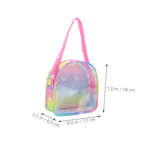GALPADA Cartoon Puppentasche Klein Transparent mit Tragegriff Langlebig und Platzsparend für Babyfläschchen und Puppenzubehör Praktische Aufbewahrungstasche für Kinderzimmer und Reisen GALPADA Cartoon Puppentasche Klein Transparent mit Tragegriff Langlebig und Platzsparend für Babyfläschchen und Puppenzubehör Praktische Aufbewahrungstasche für Kinderzimmer und Reisen von GALPADA