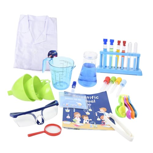 GALPADA Chemie Experimentierkasten Set Wiederverwendbares Wissenschafts Labor für Jungen und Mädchen Fördert Praktische Fähigkeiten für Schule Party und Rollenspiele Zufällige Farbe GALPADA Chemie Experimentierkasten Set Wiederverwendbares Wissenschafts Labor für Jungen und Mädchen Fördert Praktische Fähigkeiten für Schule Party und Rollenspiele Zufällige Farbe von GALPADA
