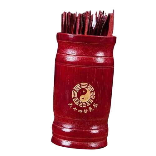 GALPADA Chinesische Wahrsagestäbe Aufbewahrungsbecher Kleines Leichtes Divinationsspiel für Familie Tempel Büro Traditionelles Feng Shui Glücksbringer GALPADA Chinesische Wahrsagestäbe Aufbewahrungsbecher Kleines Leichtes Divinationsspiel für Familie Tempel Büro Traditionelles Feng Shui Glücksbringer von GALPADA