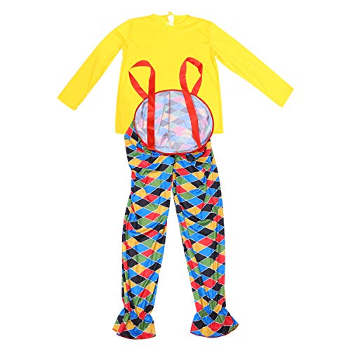 GALPADA Clown-Anzug aufblasbare Kostüme Halloween- Cosplay Clownkostüm in Übergröße Halloweenkostüm halloween costume halloween kleidung Kostüm zeigen Performance-Bekleidung Baumwolle von GALPADA