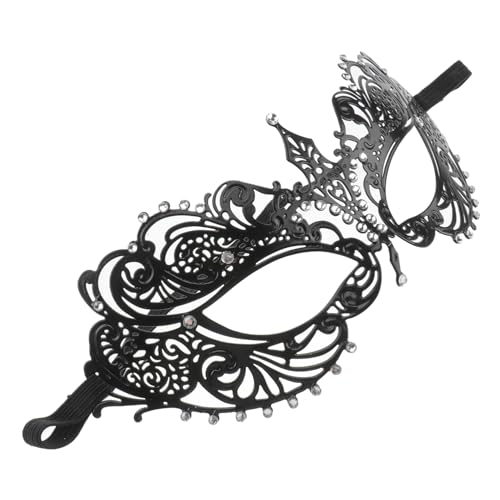 GALPADA Damen Maske Aus Mit Strass Für Karneval Halloween Maskenball Und Kostümparty Elegante Venezianische Maske Für Frauen von GALPADA